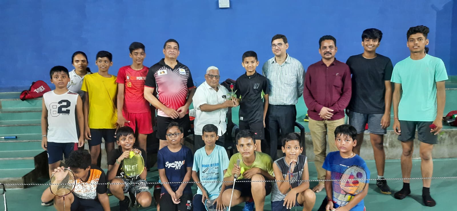 Ashish Khedikar Badminton Academy Team - Champions and Coaches